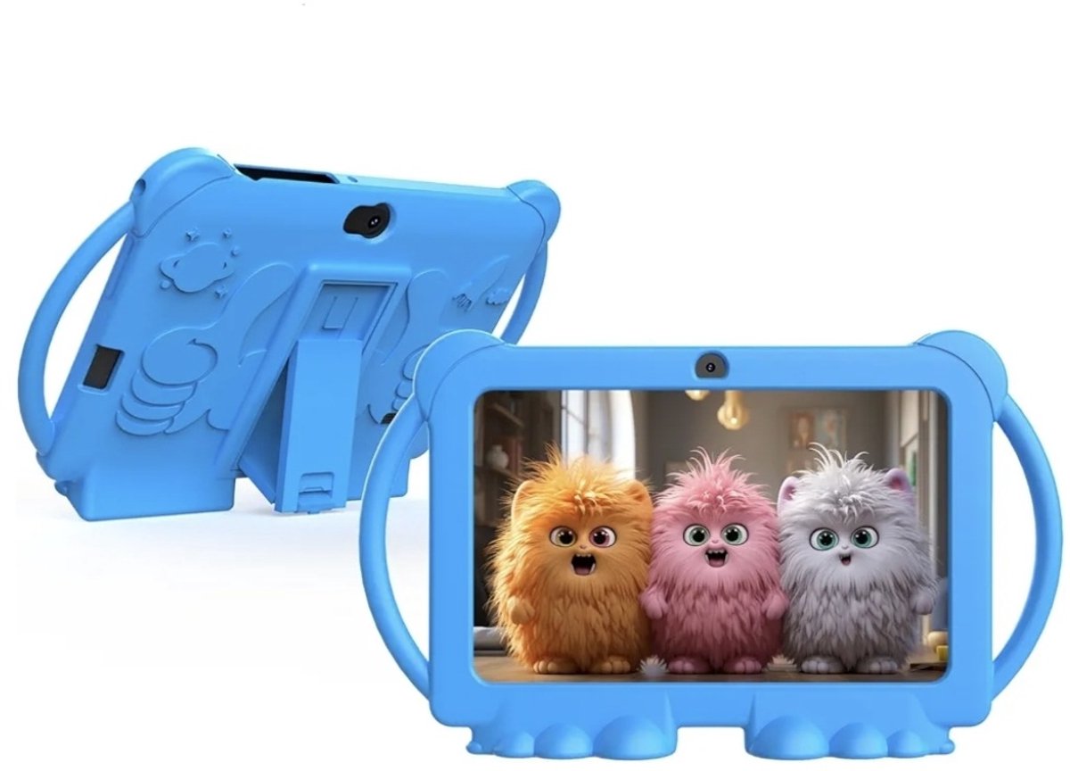 Hi There Kids Tablet - val beschermhoes - 7 INCH - 32BG opslag - voor&achter camera - educatief - vanaf 3 jaar (8720195718918)