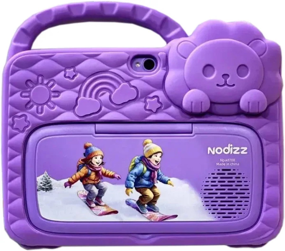 Nodizz Npad708 Purple Kids Tablet | 7 Inches Android Smart Child Education Allwinner Wifi Mini Laptop Tablet Pc (6915549236145)