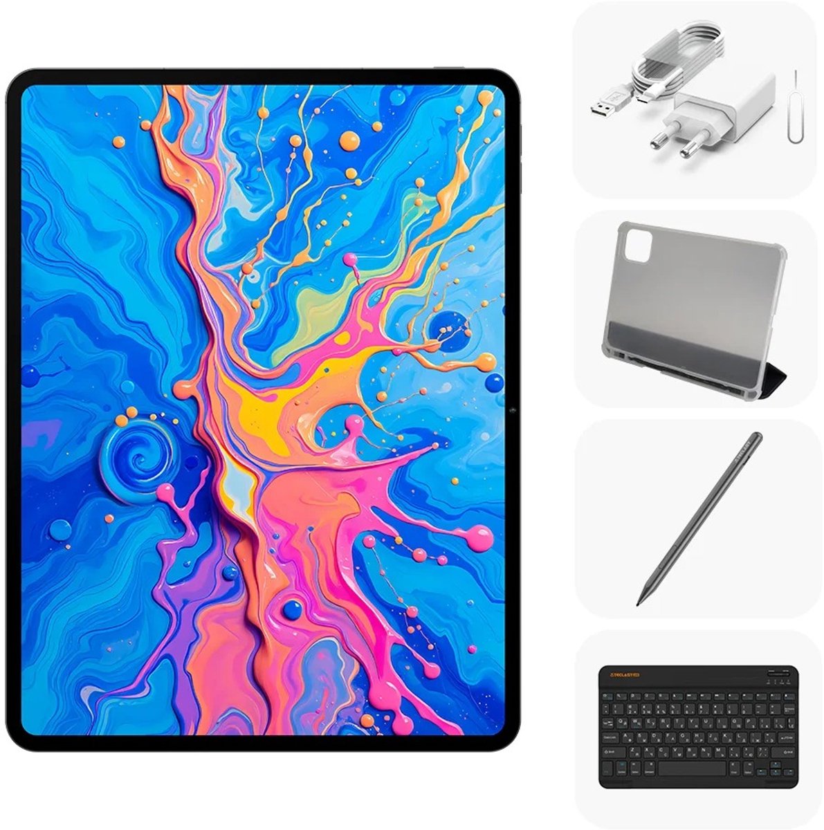Teclast Artpad Pro 12.7'- Tablet - 2176x1600 UHD - Helio G99 Max - 20GB RAM - GB ROM - Android 15 - 4G - LTE 2 SIM - 30W snelladen - AI Hyper Audio (6153425784759)