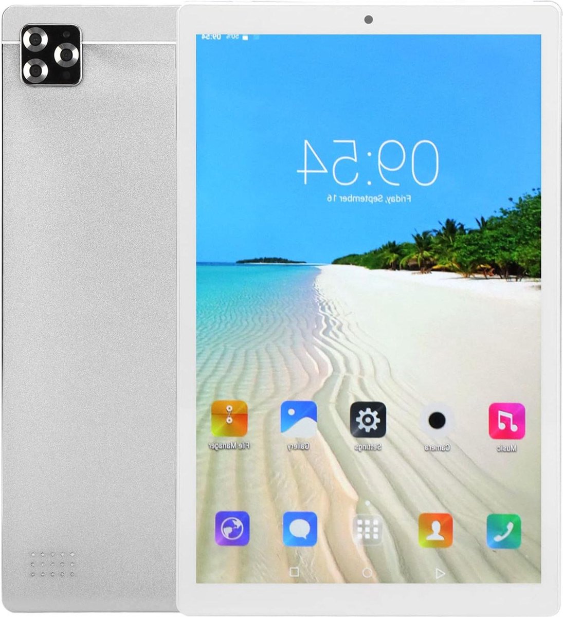 10.1 Inch Android 11 Tablet - Ten Core - Dual Camera - Dual SIM - Wifi/Bluetooth - 4GB Ram - 64GB ROM - 1080x1920 HD IPS-scherm - 8000mAh Batterij - Bellen Ondersteuning - EU . (6152348640609)
