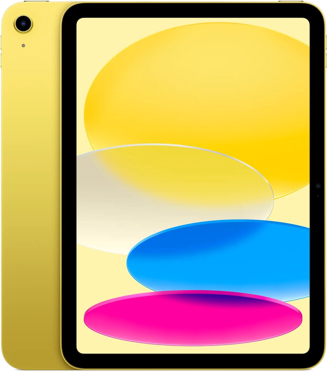 Apple iPad A16 (2025) - 11 inch - Wi-Fi - 512GB - Yellow - 11e generatie (0195950088618)
