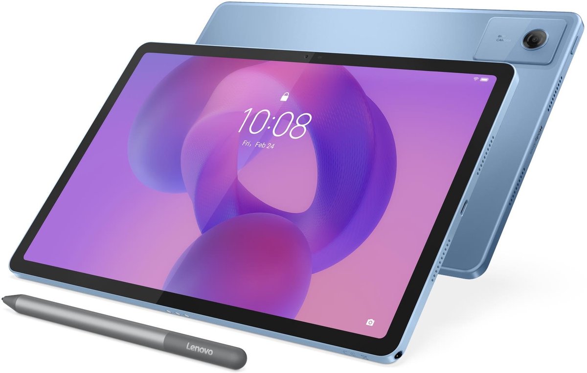 Lenovo Idea Tab 11 inch 5G Tablet - 8GB RAM - 256GB Opslag - MediaTek Dimensity 6300 - Android 15 - Inclusief Lenovo Tab Pen - Polar Blue (0198157772557)