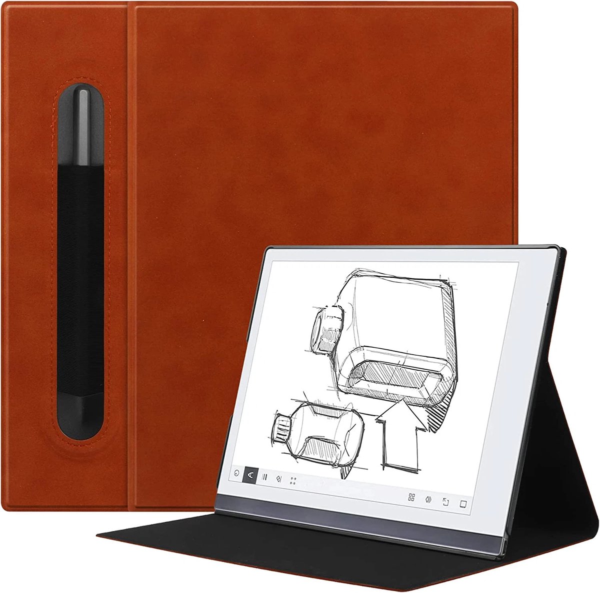 reMarkable ® 2 met Marker en Ultraslanke Lichtgrijze Beschermfolio - digitaal notebook (9501271421491)