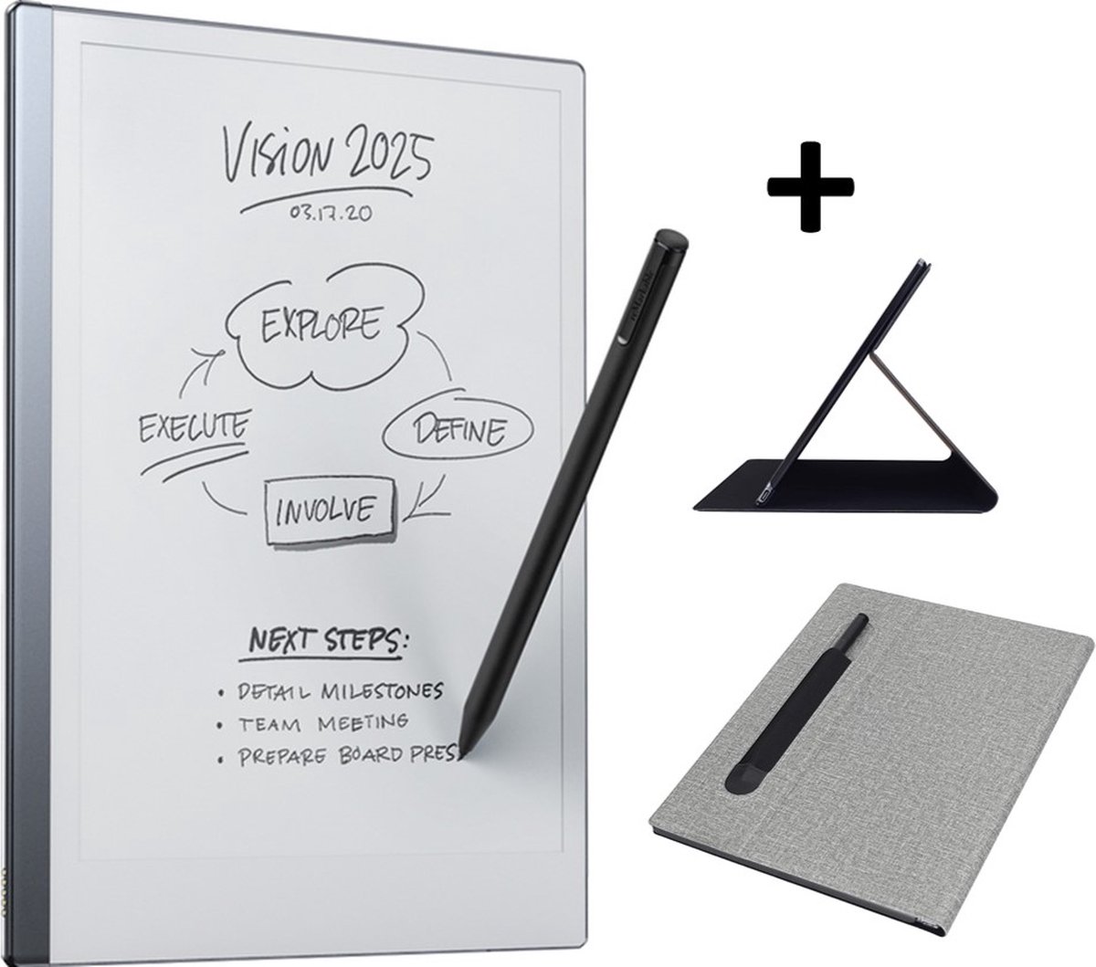 reMarkable® 2 met Marker PLUS en Grijze Hoes (8717953046222)