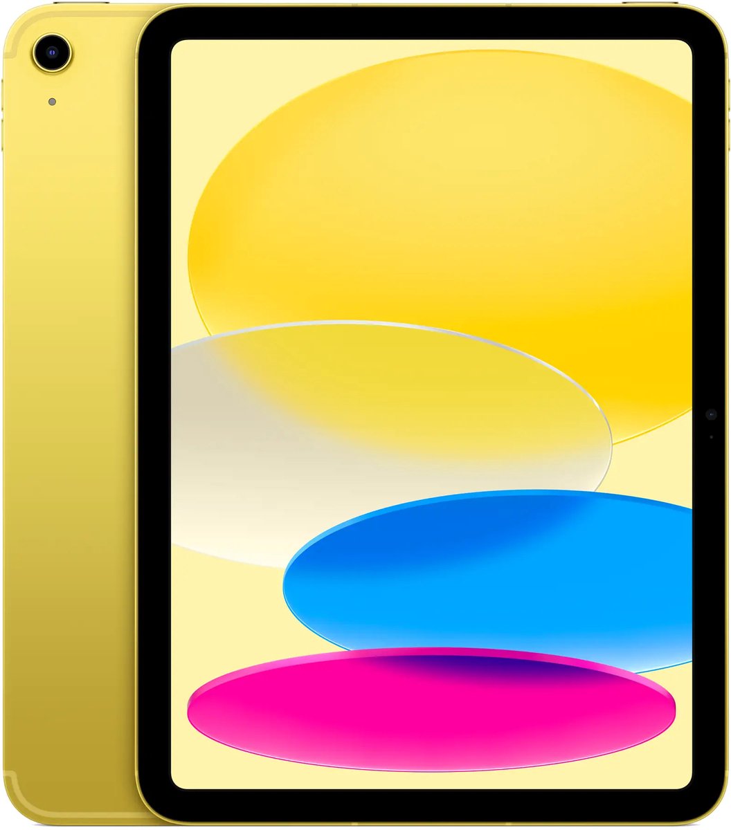 Apple iPad A16 (2025) - 11 inch - Wi-Fi + Cellular - 128GB - Yellow - 11e generatie (0195950105155)