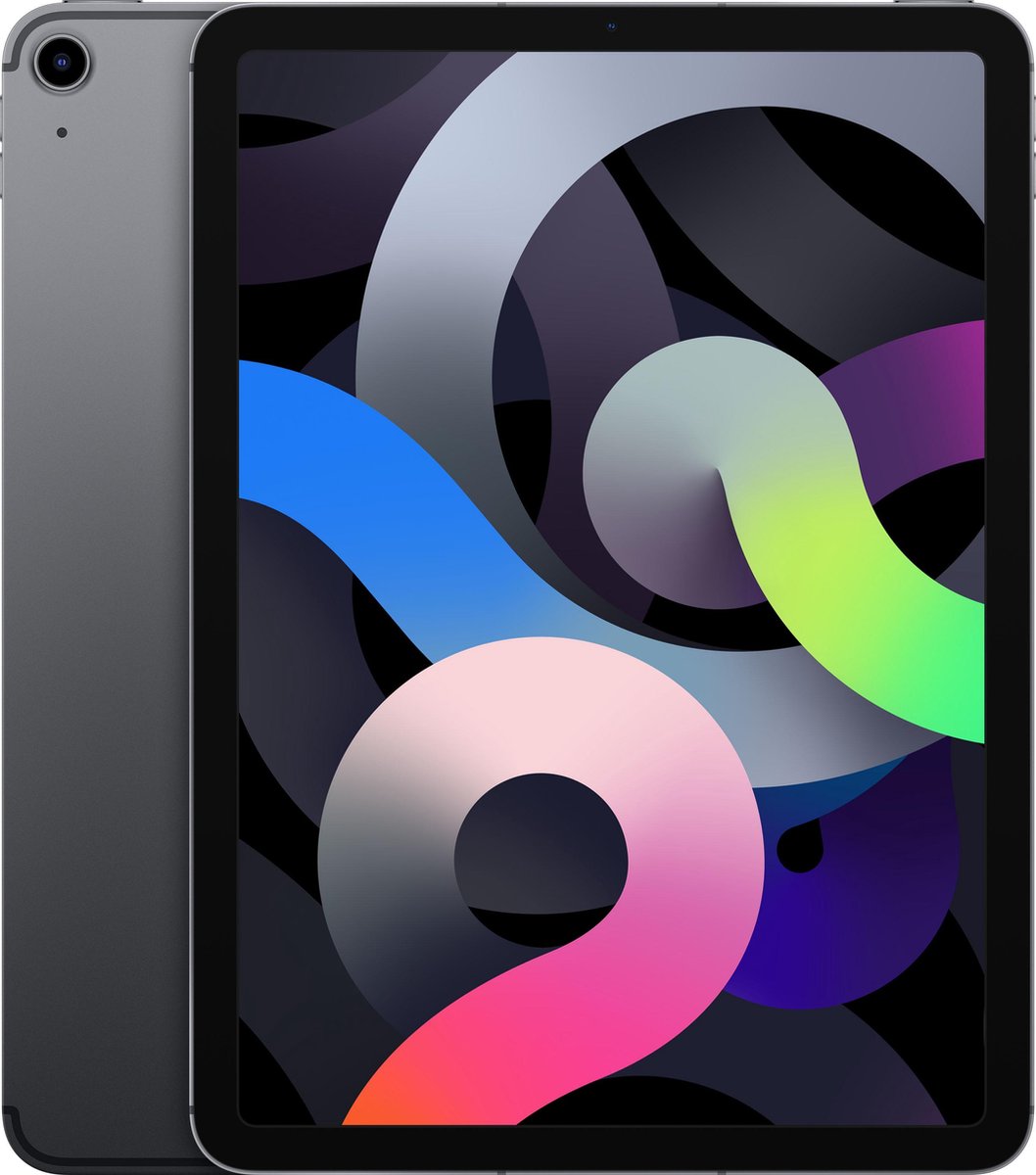 Apple iPad Air (2020) - 10.9 inch - WiFi + 4G - 256GB - Spacegrijs (0190199790278)