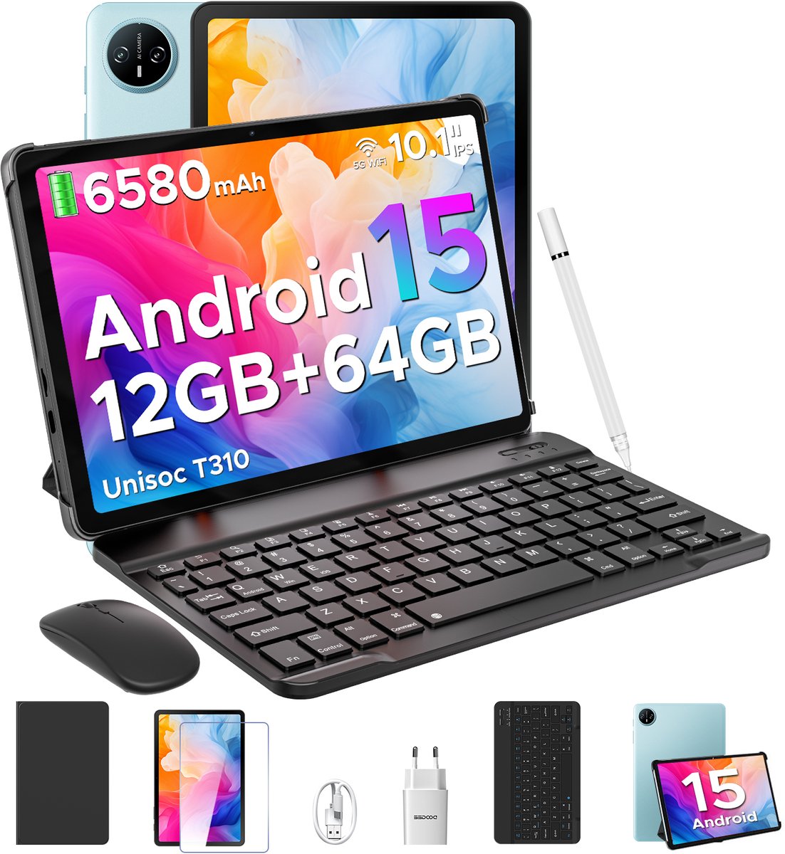 DOOGEE TAB A9 VIP - Tablet - 9 GB RAM + 64 GB ROM (2TB/TF) - 10,1