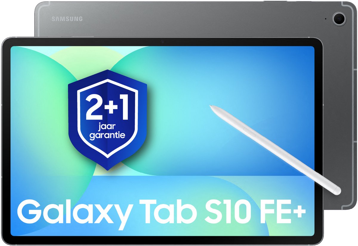 Samsung Galaxy Tab S10 FE Plus - 5G - 256GB - Gray + 1 jaar extra garantie (8806097739760)