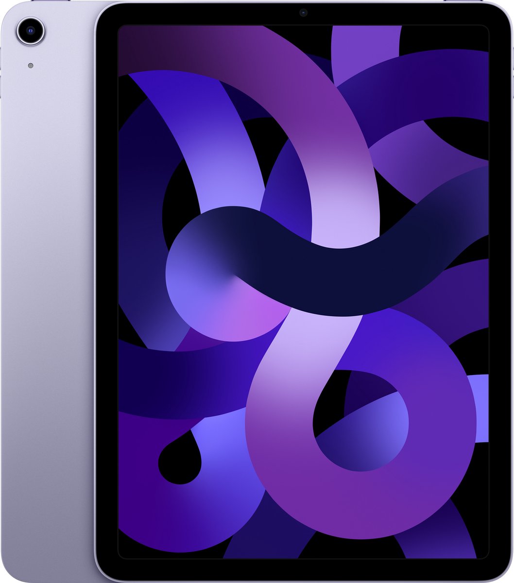 Apple iPad Air (2022) - 10.9 inch - WiFi - 256GB - Paars - 5e generatie (0194252820117)