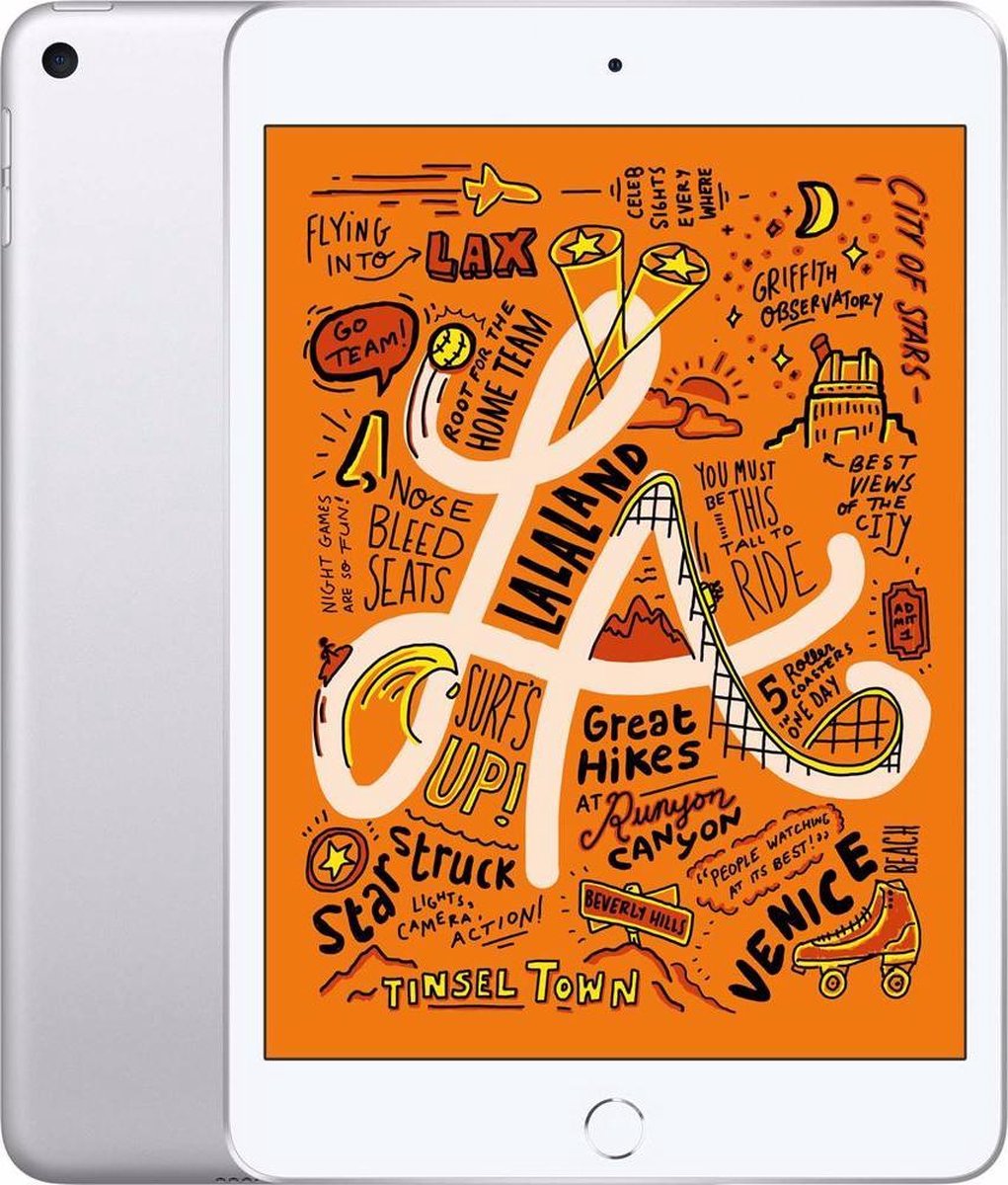 Apple iPad Mini (2019) - 7.9 inch - WiFi - 64GB - Zilver - 5e generatie (0190199062542)
