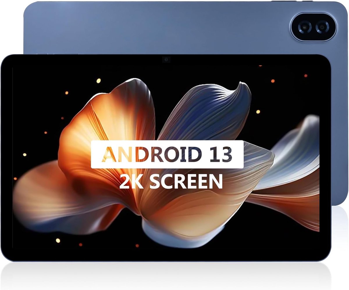 SnelShoppen - 12 Inch Android Tablet - 8-256 GB - Octacore 2.0 GHz Processor - 2K Resolutie - 13 MP Camera - Inclusief Hoes - Perfect voor Entertainme (2897876480085)