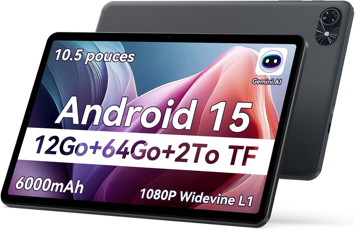 SnelShoppen - TABWEE T80 Android 15 Touch Tablet - 10