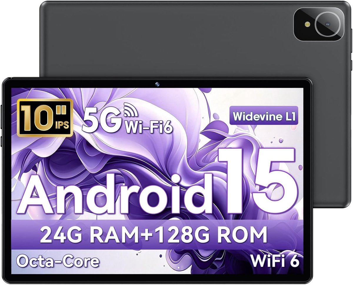 Tablet 10 Inch - Android 15 - Unisoc T30 Quad-Core - Krachtige prestatie voor entertainment - ShopVlot (2168310731965)