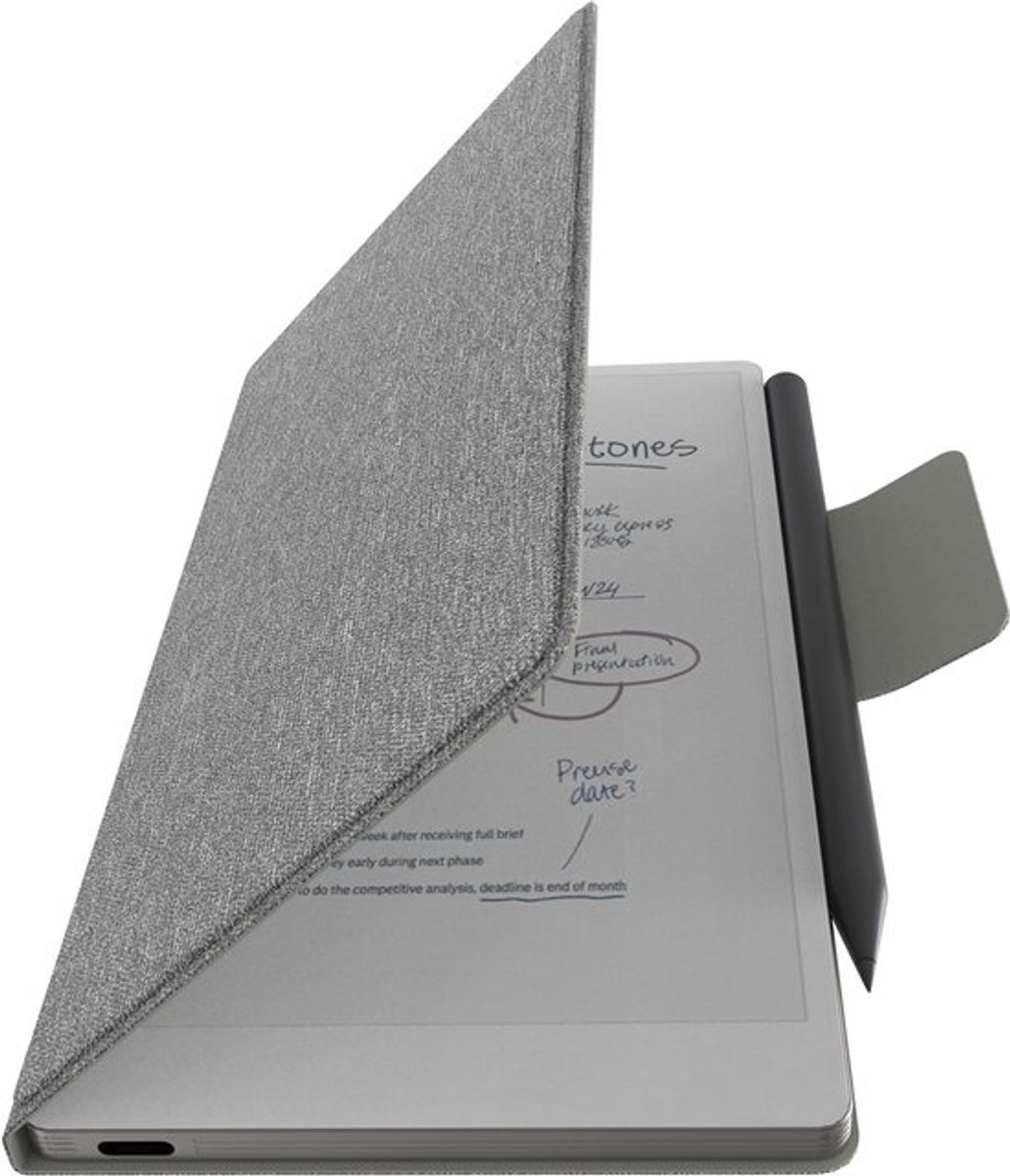 reMarkable Paper Pro Move met Marker Plus en Grijze Hoes - digitaal notitieblok (5906492930571)